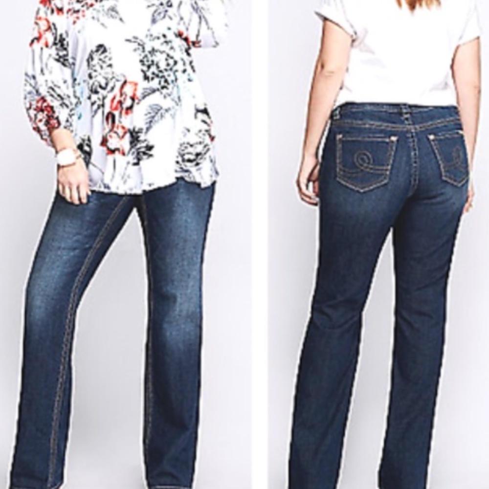 Melissa McCarthy Seven7 Boot cut blue jean pants